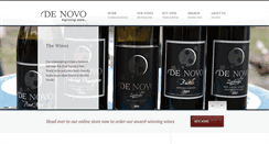 Desktop Screenshot of denovowines.com